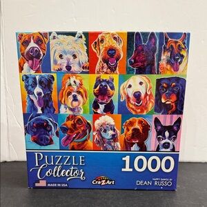 Cra Z Art Puzzle Collector Happy Dawgs  1000 Piece Jigsaw Puzzle SALE🔴3/$25🔴